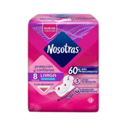 NOSOT. NATURAL ALAS TELA 4PACK .6UN.8T(LARGA)