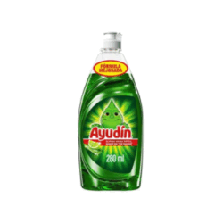 LAVAVAJ.AYUDIN LIQUIDO LIMON + ESP 12UN X 280ML