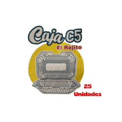 1/4 POLLO C5 RECTAN EL ROJITO TRANSP 8PQT.25UN