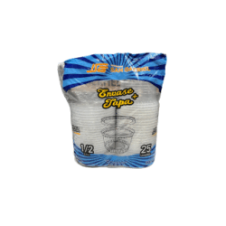 ENVASE+TAPA TRANSP 1/2LT 8PQT.25UN