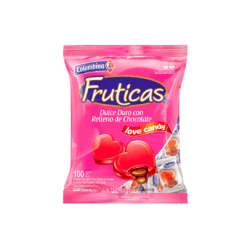 CARAM. FRUTICAS LOVE 16 BOL X 100 UN