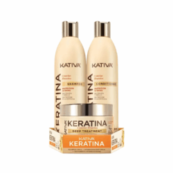 KATIVA KERATINA 4PACK SHAM355+ACON355+TRA300ML